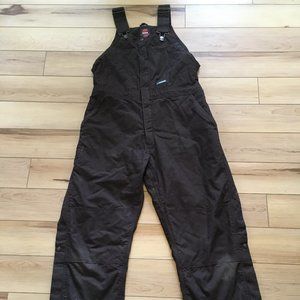 Berne Women's Softstone Duck Insulated Bib Overall LARGE